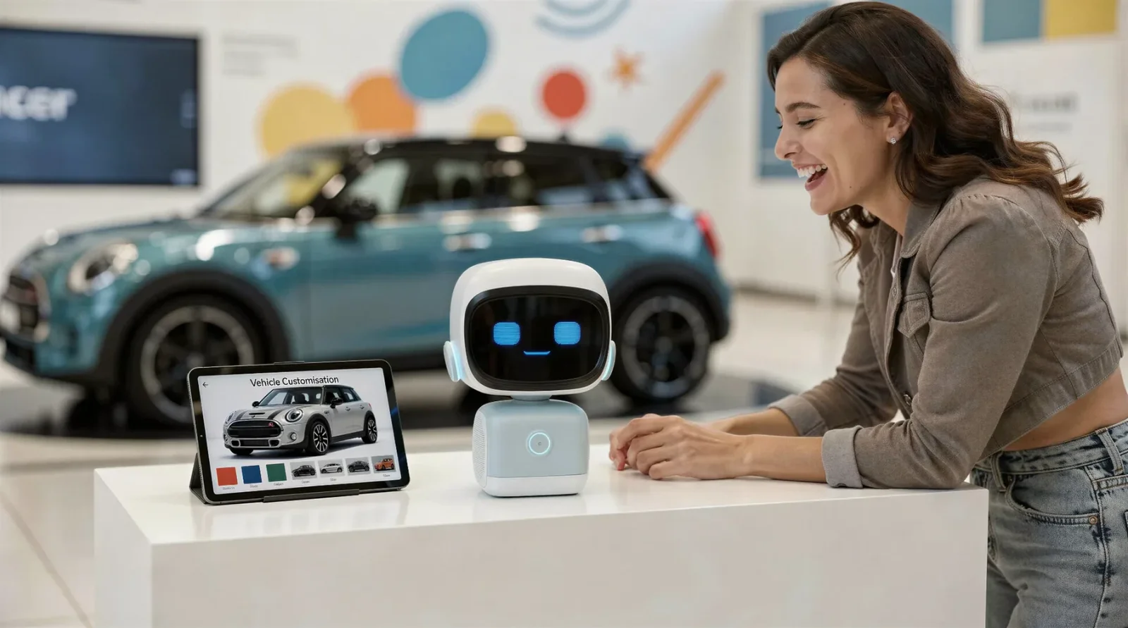 Norby AI kiosk in action — photo 9