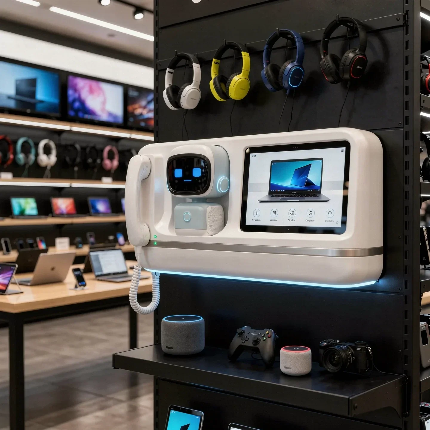 Norby AI kiosk in action — photo 4