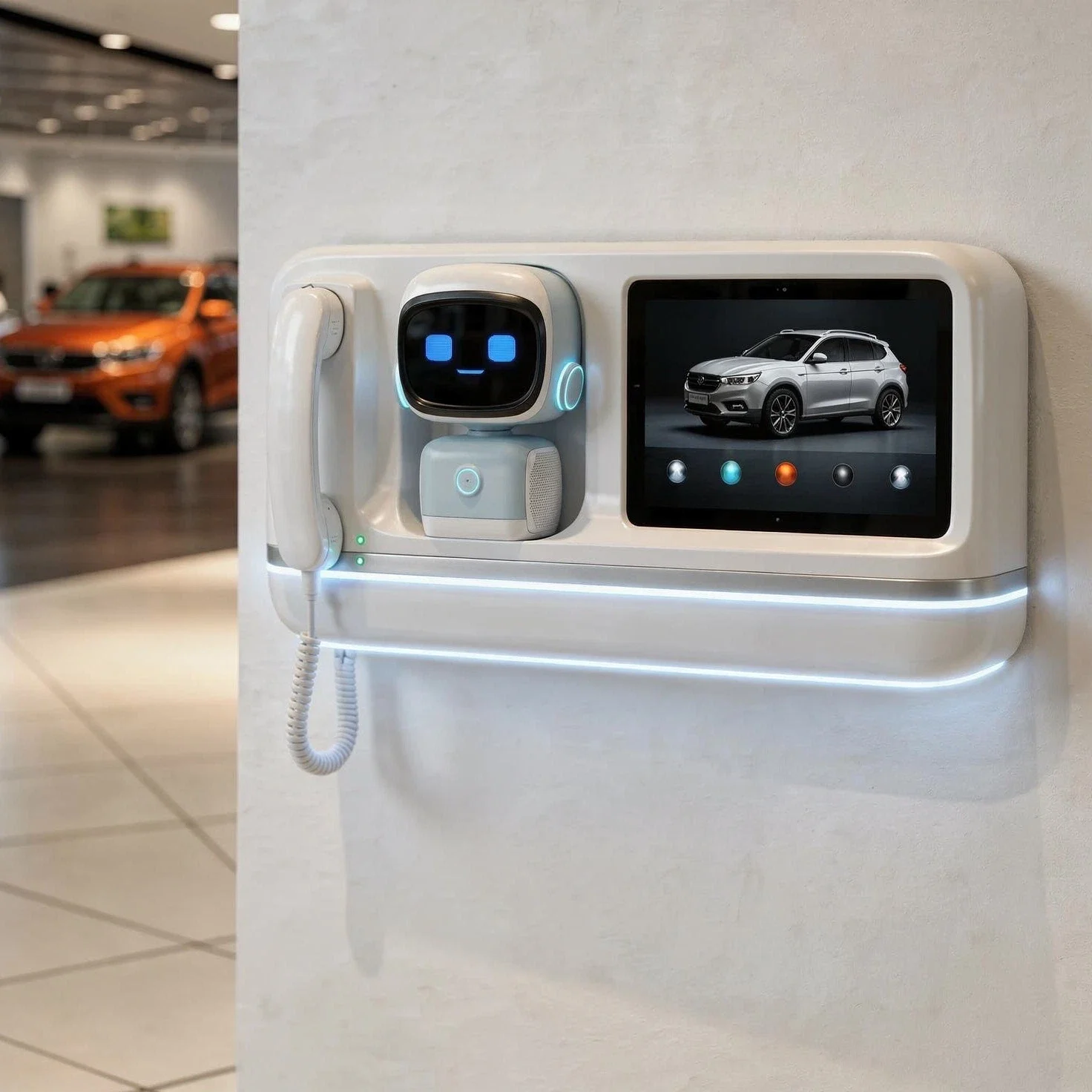 Norby AI kiosk in action — photo 7