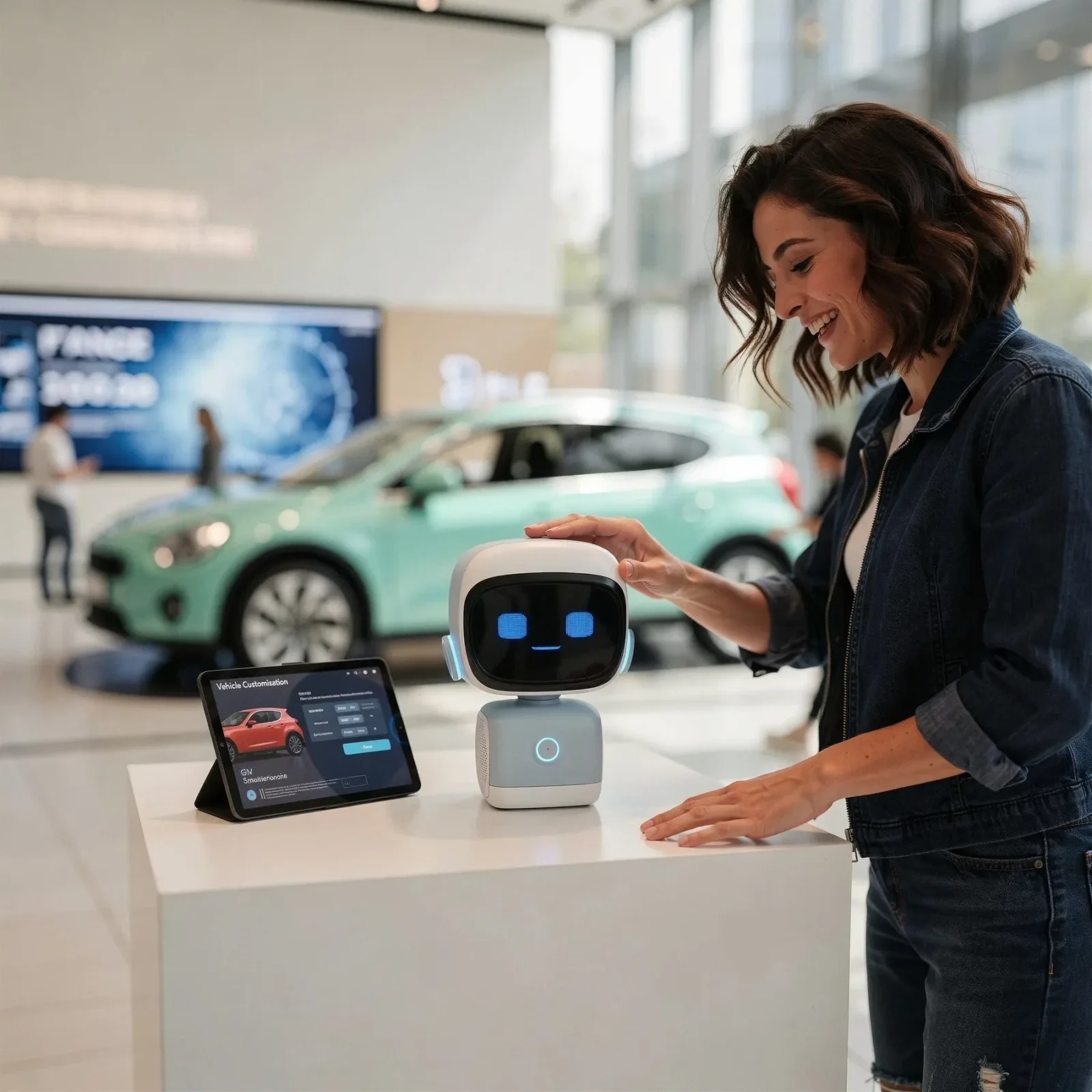 Norby AI kiosk in action — photo 16