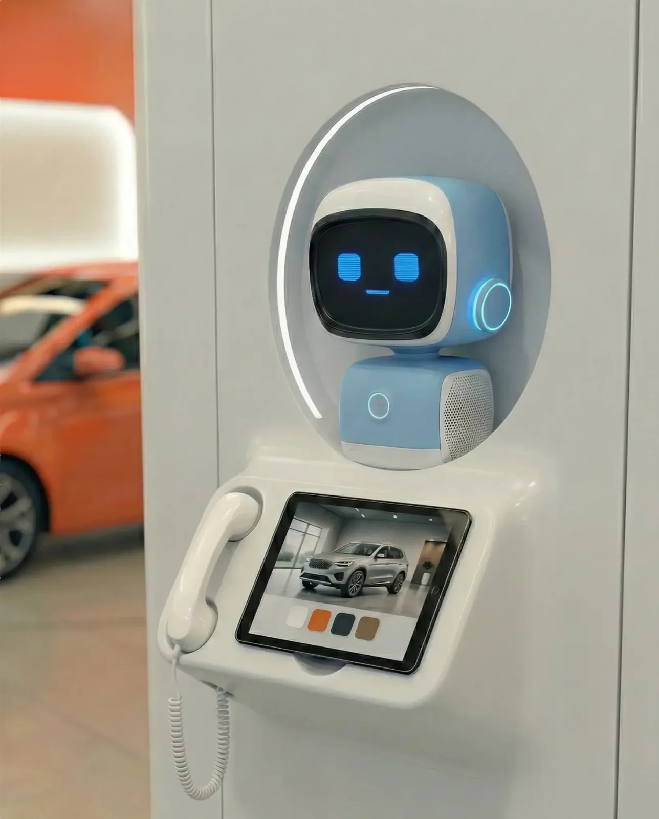 Norby AI kiosk in action — photo 23