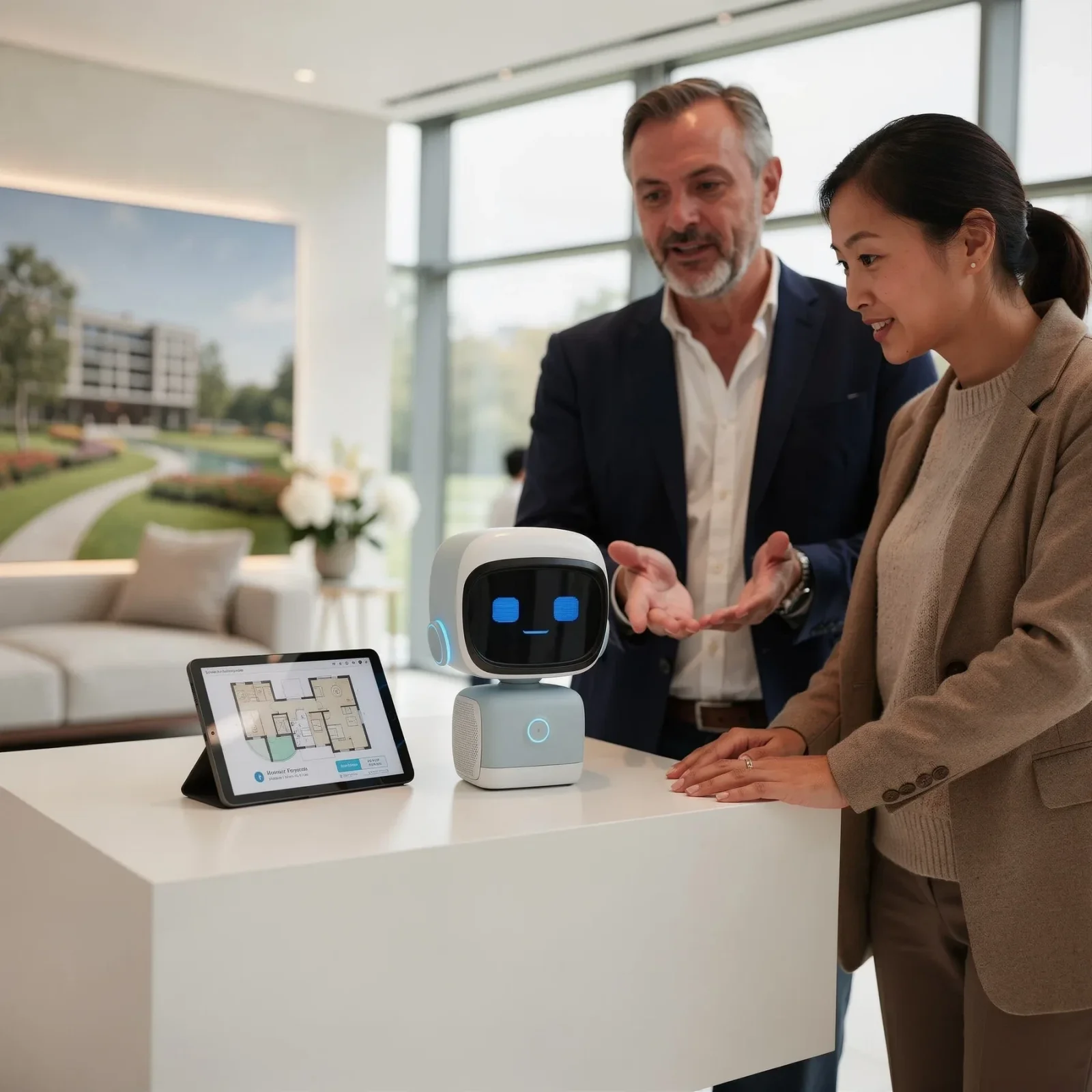 Norby AI kiosk in action — photo 5